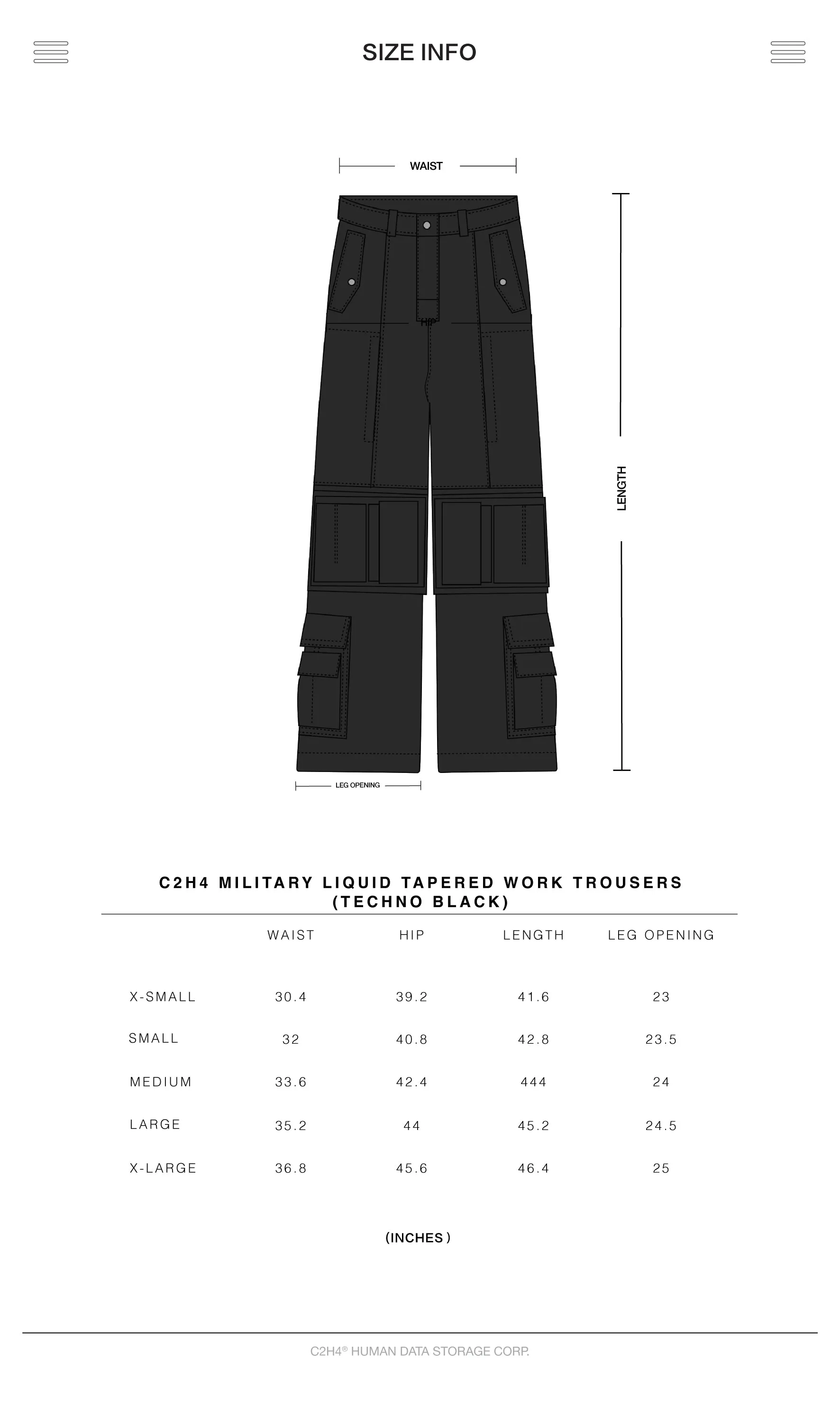 006 - Military Liquid Tapered Work Trousers