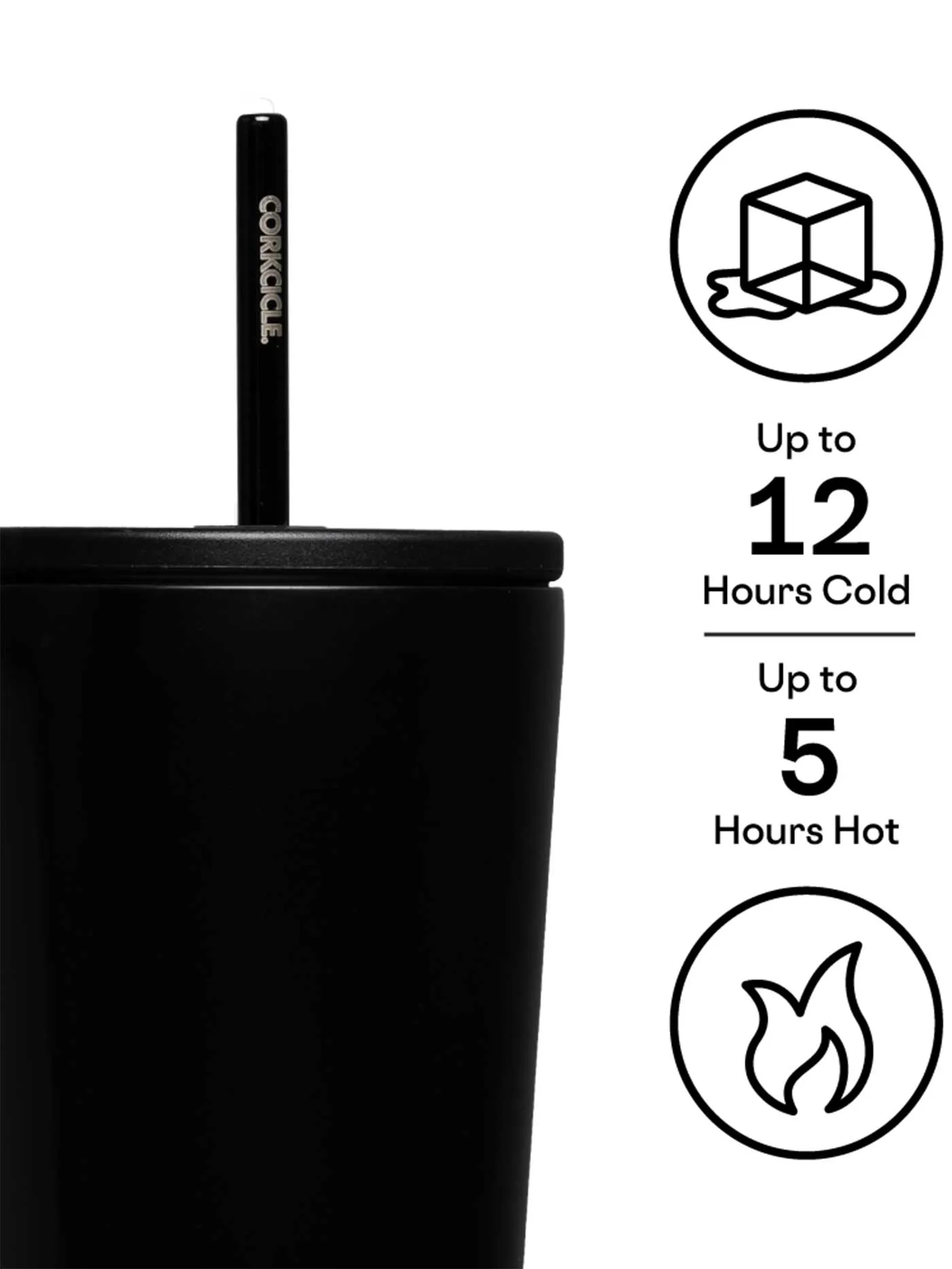 24oz Matte Black Cold Cup