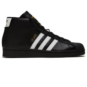 Adidas Pro Model ADV Shoes - Black/White/Gold Metallic