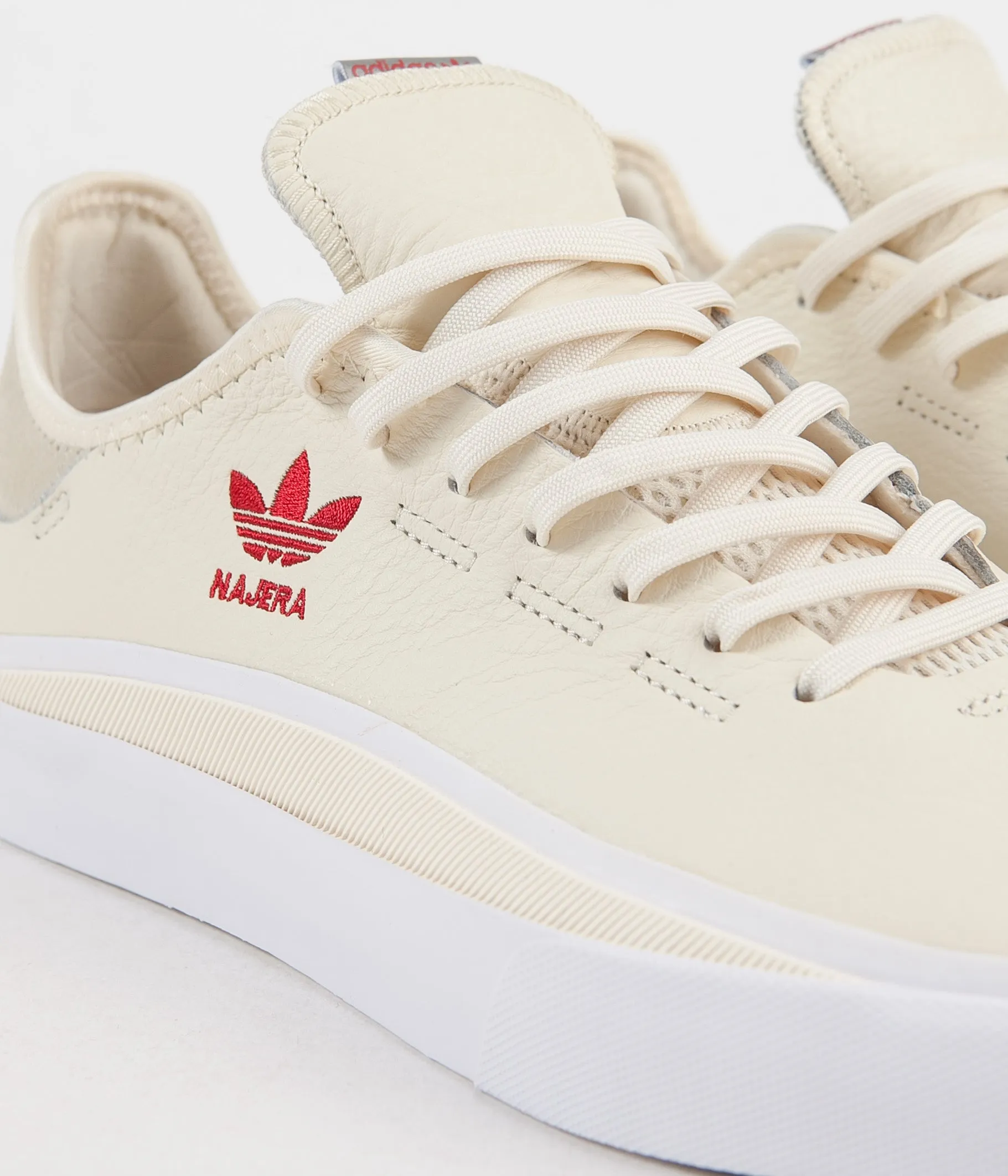 Adidas Sabalo 'Diego Najera' Shoes - Cream White / White / Power Red