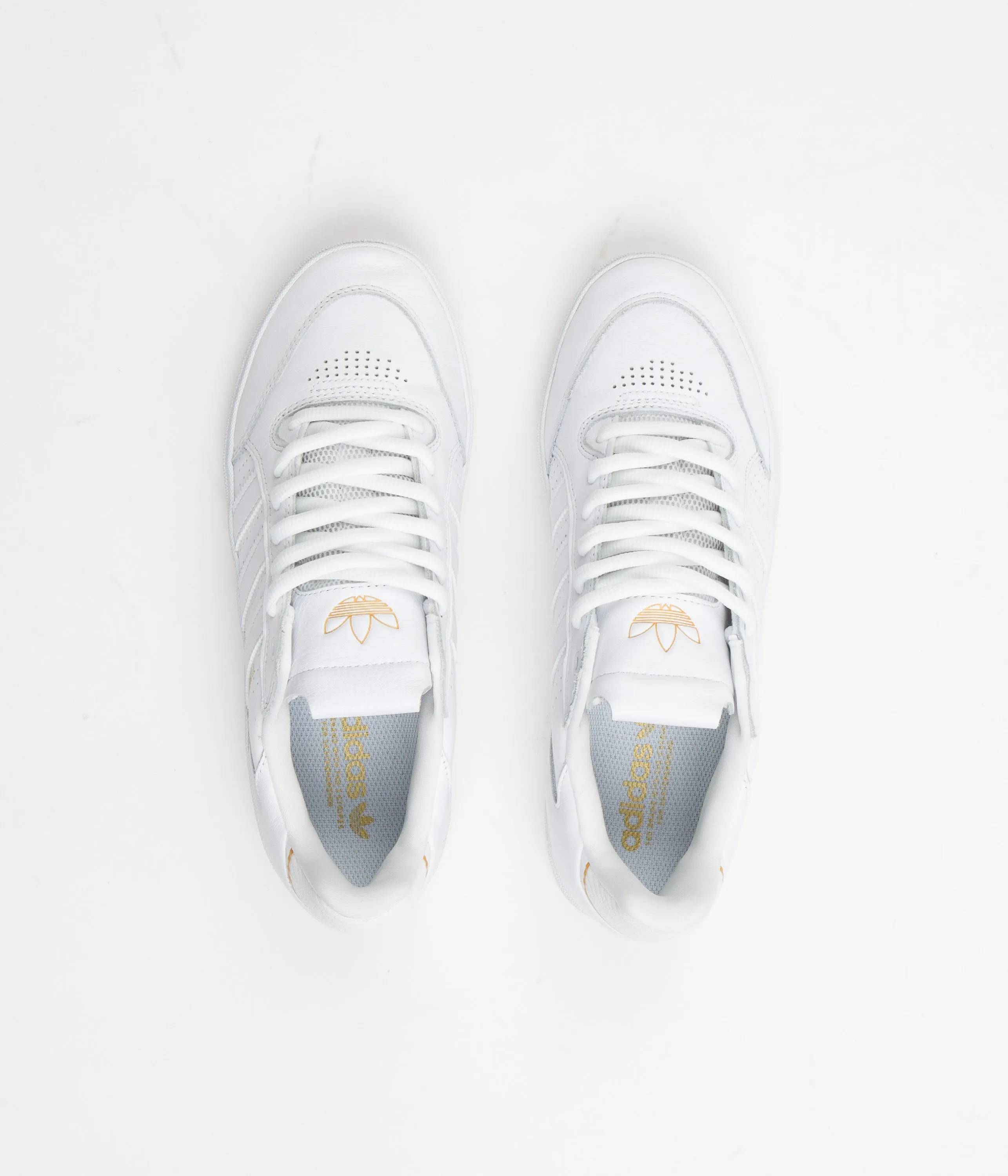 Adidas Tyshawn Low Shoes - FTWR White / FTWR White / Gold Metallic