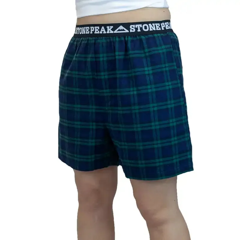 Adult Stone Peak Flannel Boxers