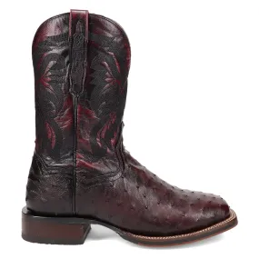 Alamosa Ostrich Square Toe Cowboy Boots