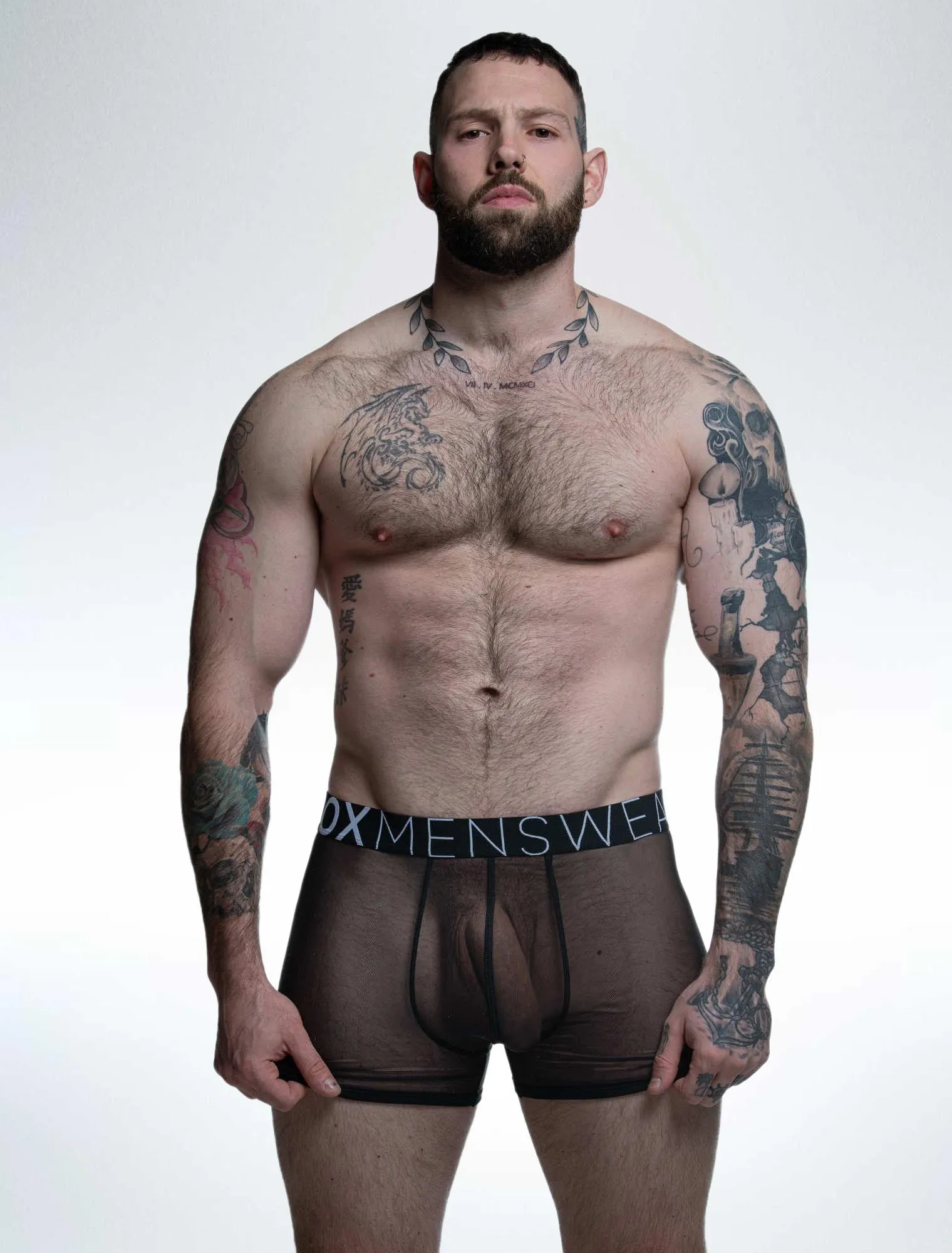 All Over Mesh Boxers - Black