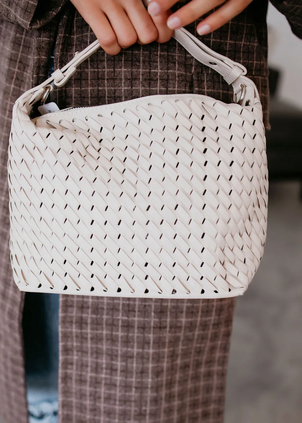 Annie Woven Tote Bag