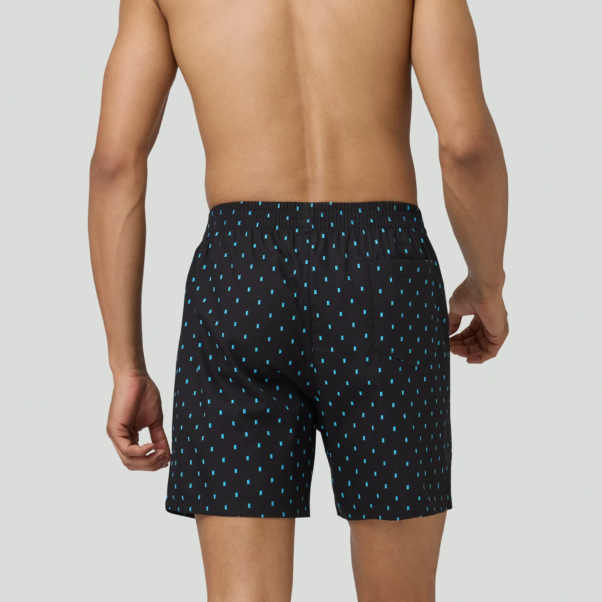 Astor Lounge Inner Boxers Boxy Black