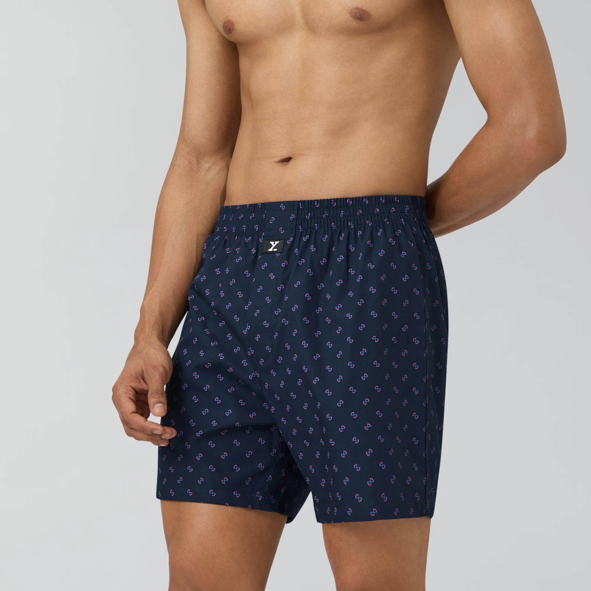 Astor Lounge Inner Boxers Infinity Blue