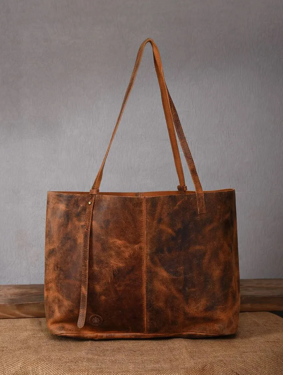 AVARICE - LEATHER TOTE BAG