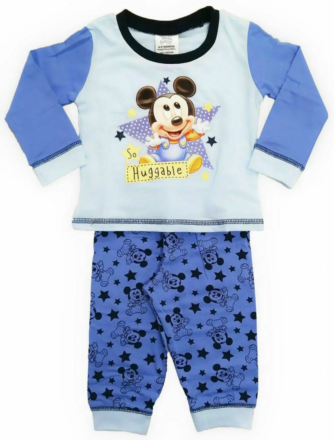 BABY BOYS MICKEY MOUSE PYJAMAS : UGGABLE (6-24 MONTHS) 33506