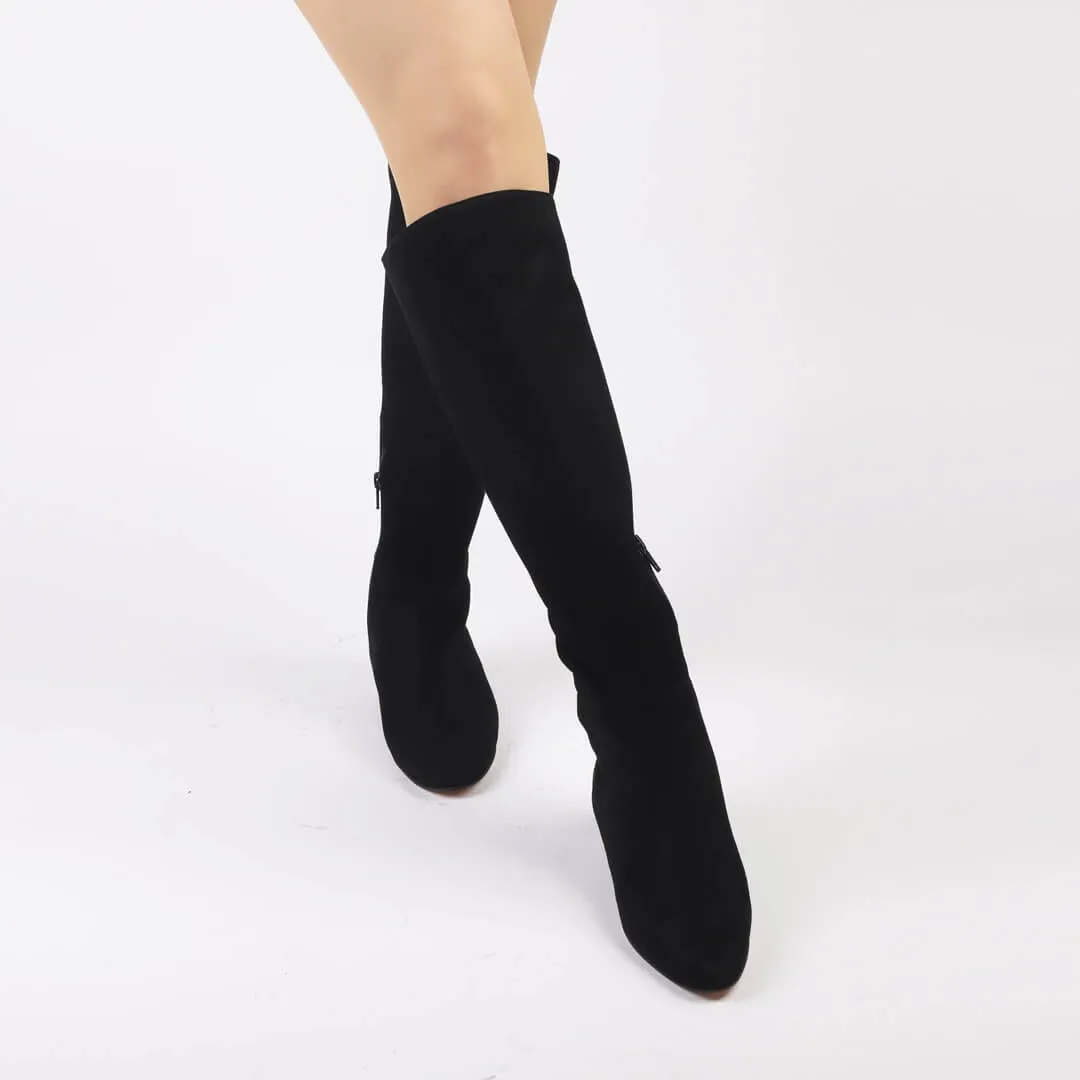 BARBIE - suede knee boot