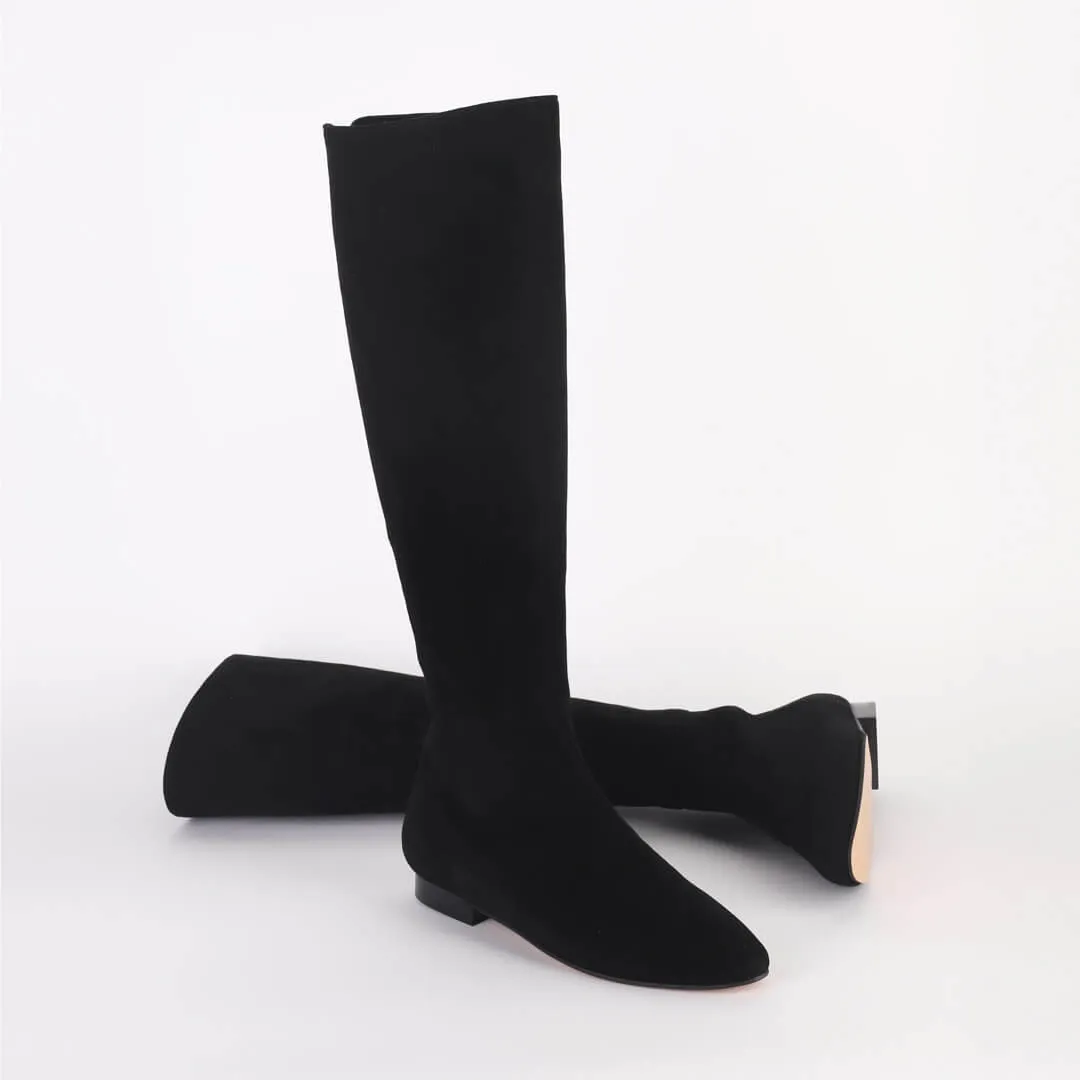 BARBIE - suede knee boot