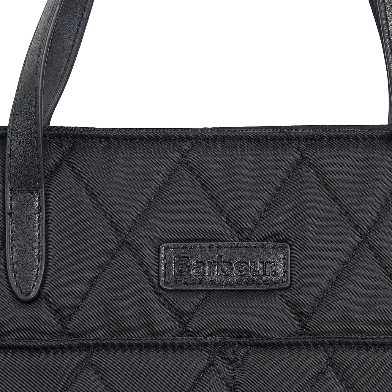 Barbour Quilted Tote Bag Black