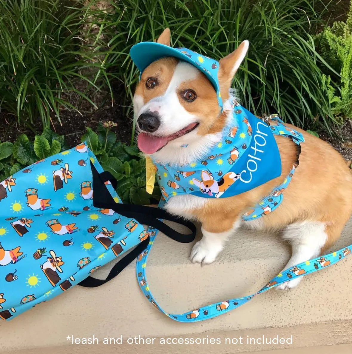 Beach Pawty Corgi Tote Bag