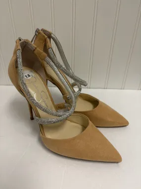 Beige Shoes Heels Stiletto Jessica Simpson, Size 7.5