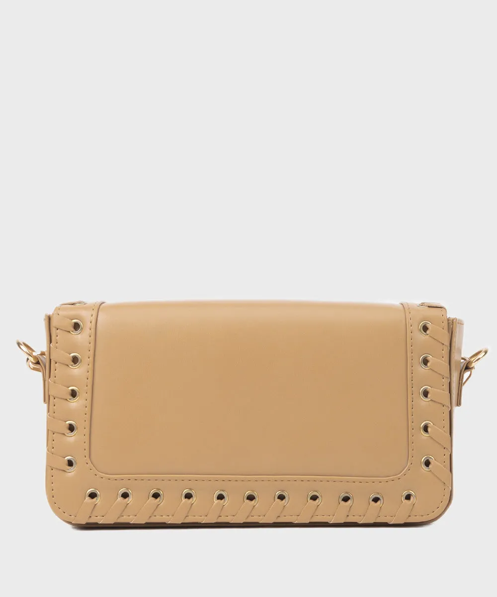 Beige Shoulder Bag