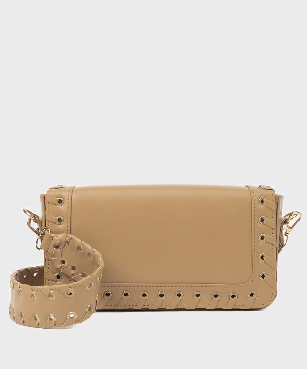 Beige Shoulder Bag