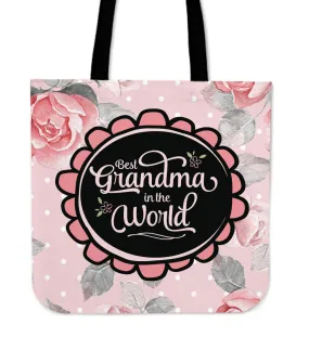 Best Grandma Linen Tote Bag