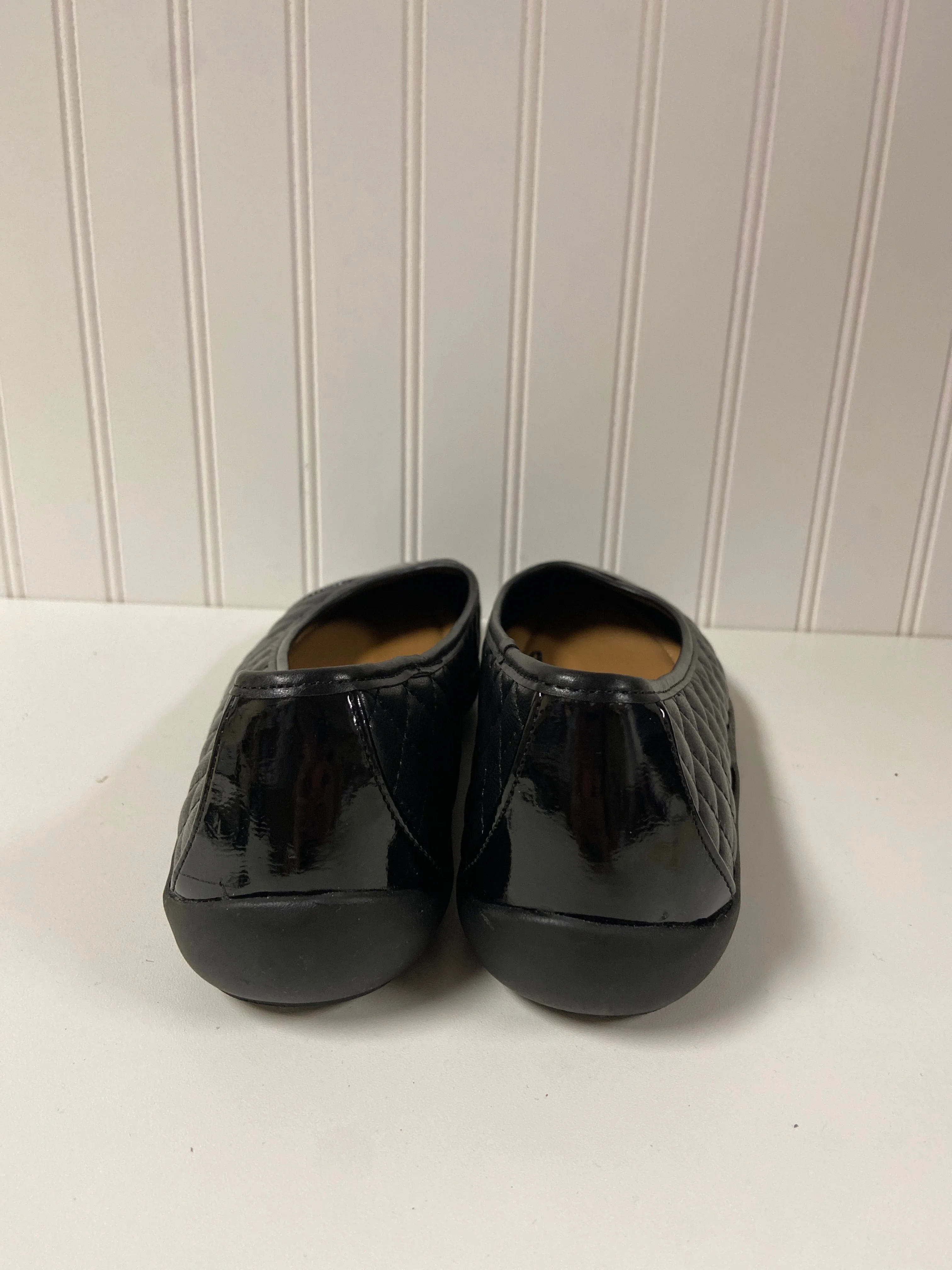 Black Shoes Flats Time And Tru, Size 10