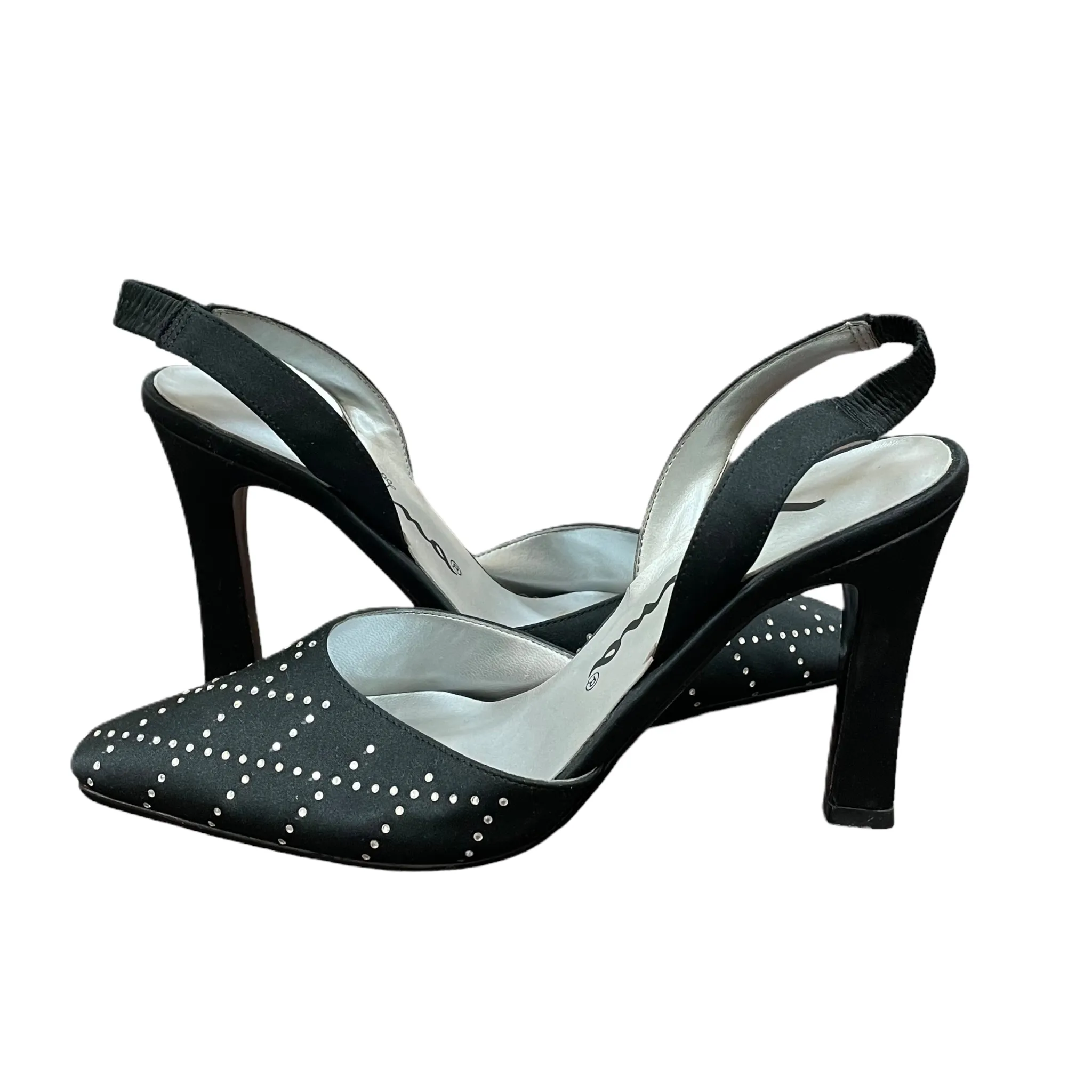 Black Shoes Heels Stiletto By Nina, Size: 6