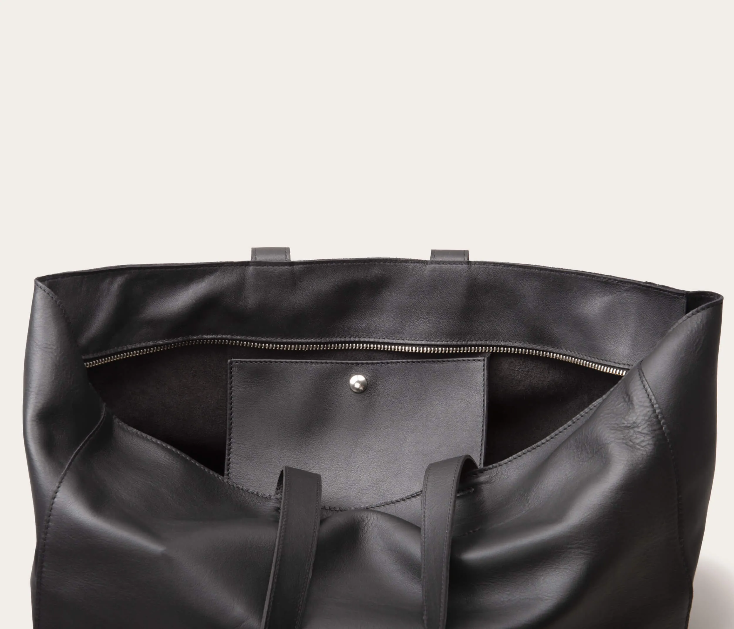 Black Soft Tote Bag