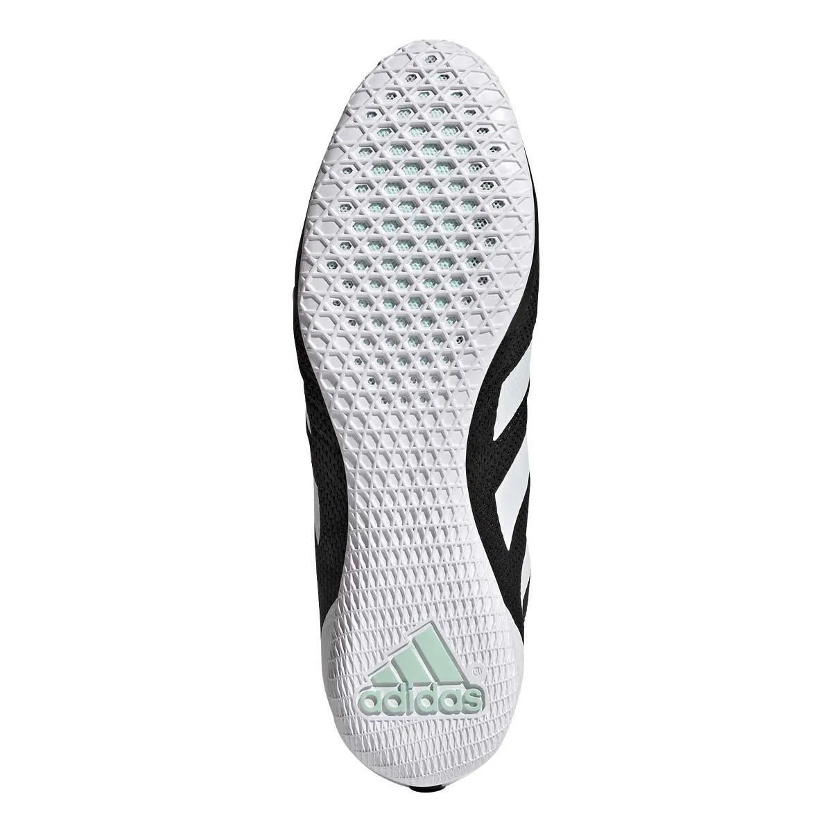 Black-White Adidas Speedex 18 Boxing Boots