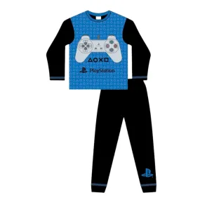 Blue & Black PlayStation Controller Gaming Pyjamas