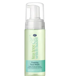 Boots Tea Tree & Witch Hazel Foaming Face Wash 150Ml