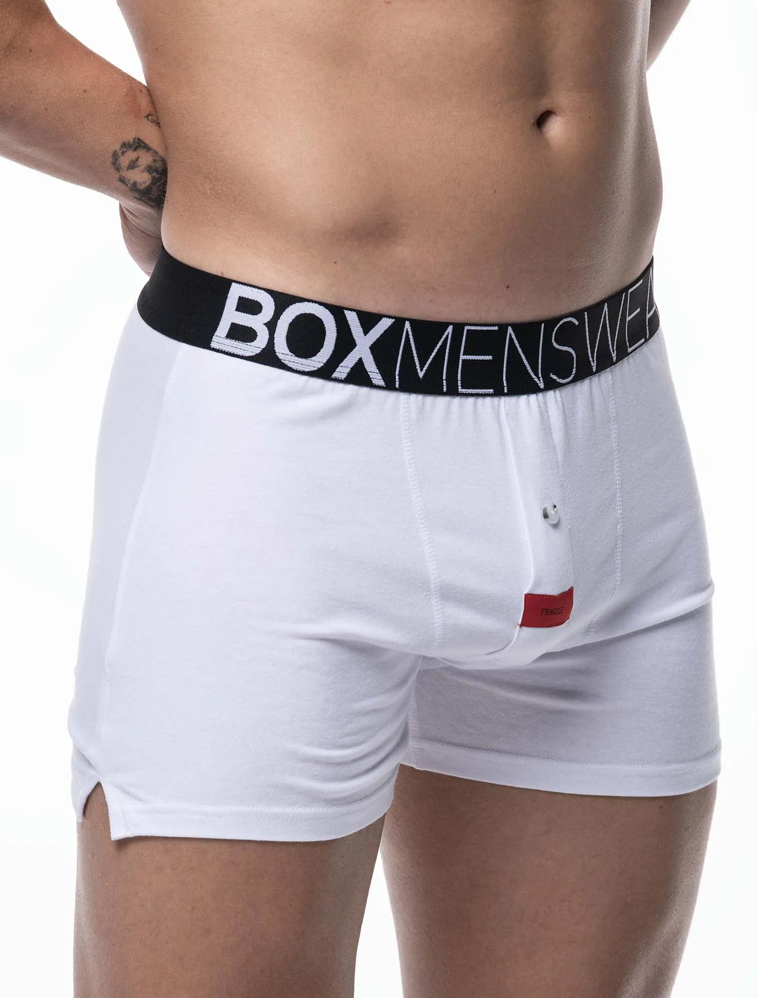 Button-up Boxers - Venus White