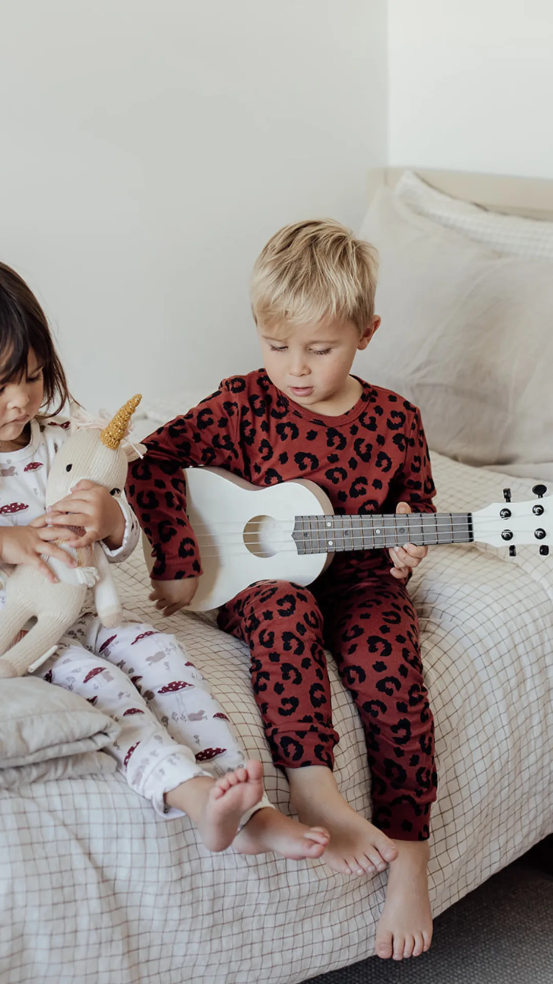 Child Merino Pyjamas - Leopard