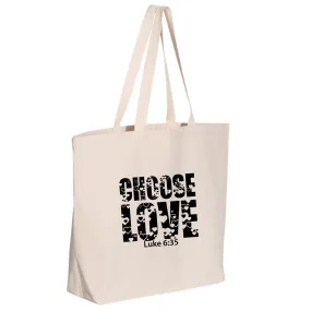 Choose Love Jumbo Tote Bag