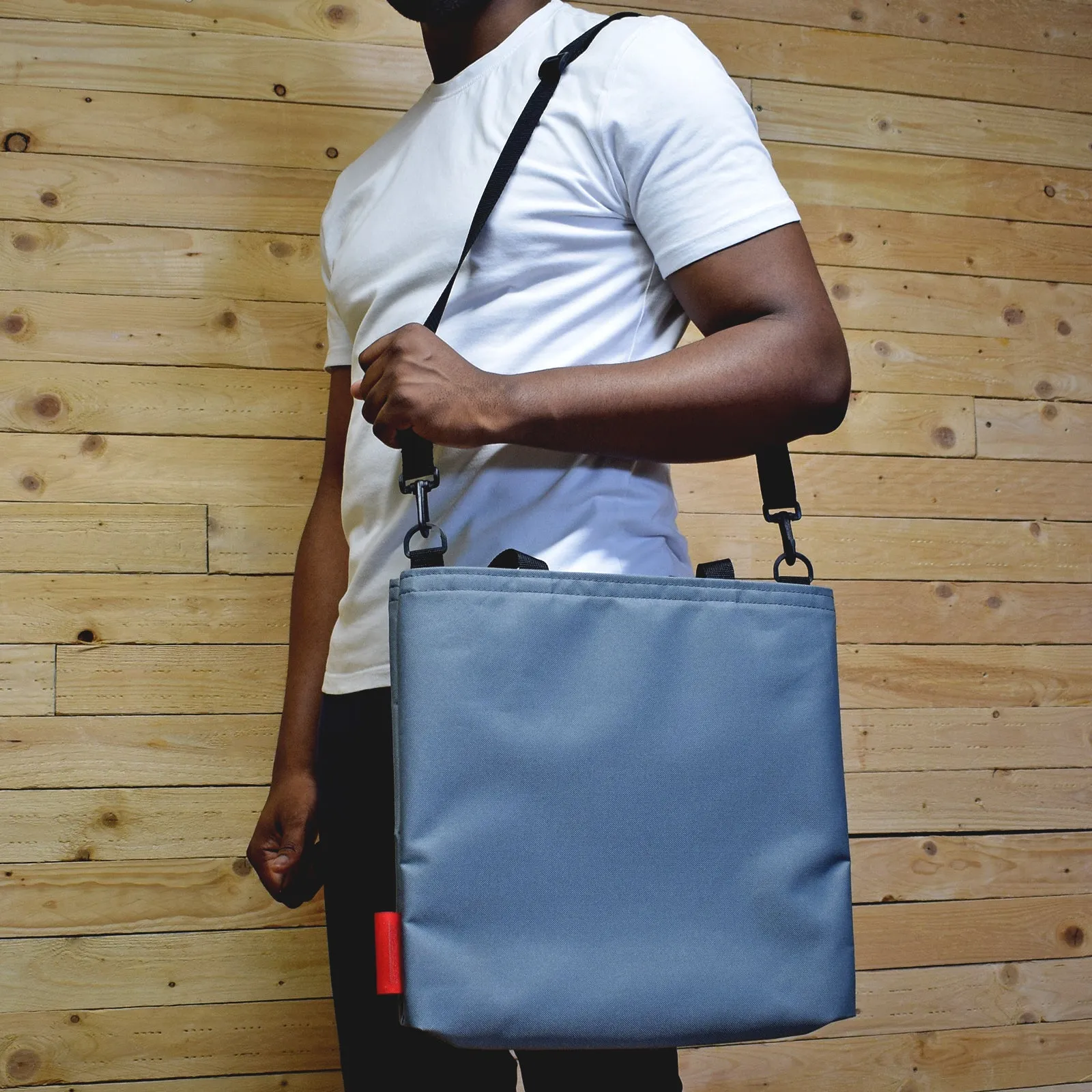 Compact UTILITY Tote Bag | GREY