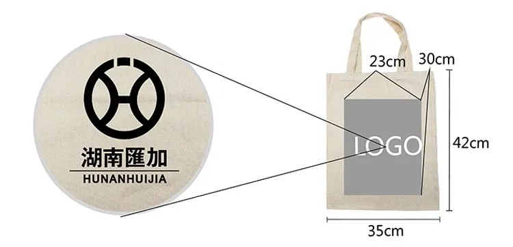 Cotton Canvas Tote Bag 35*42cm