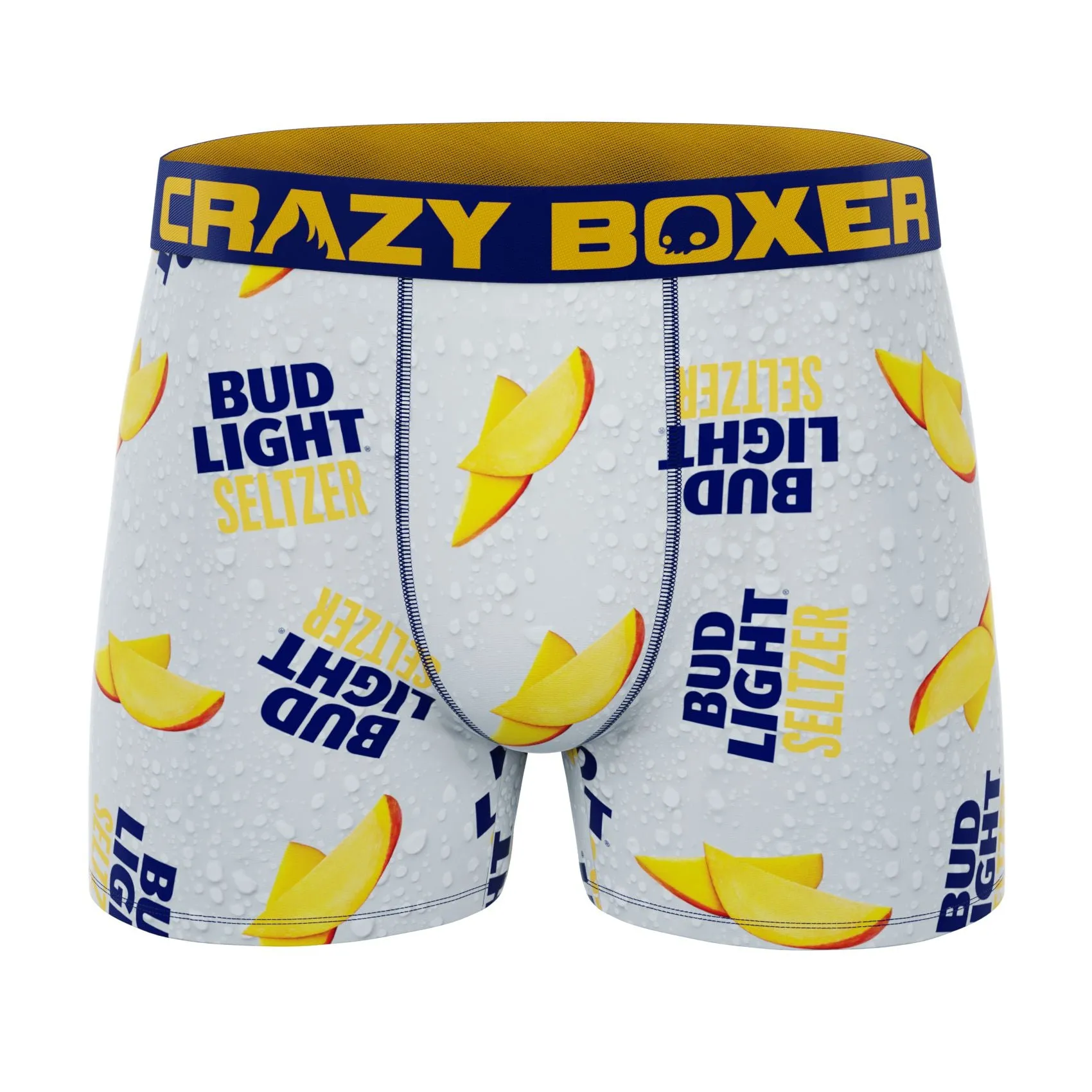 CRAZYBOXER Bud Light Flavored Men's Boxers Briefs and Socks (Creative Packaging)