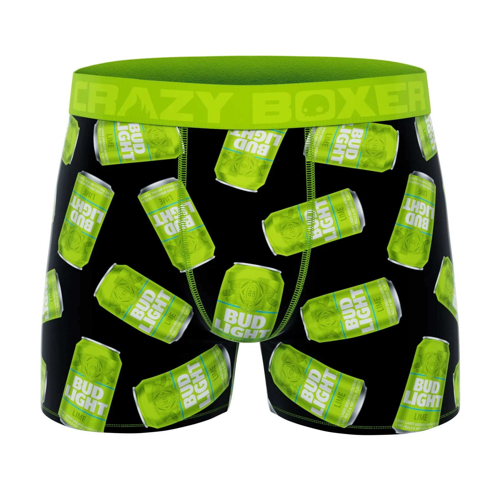 CRAZYBOXER Bud Light Flavored Men's Boxers Briefs and Socks (Creative Packaging)