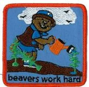 CREST - WORK HARD BEAVER