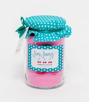 Cute Bright Pink Cherry Pyjamas for kids  in a Jar