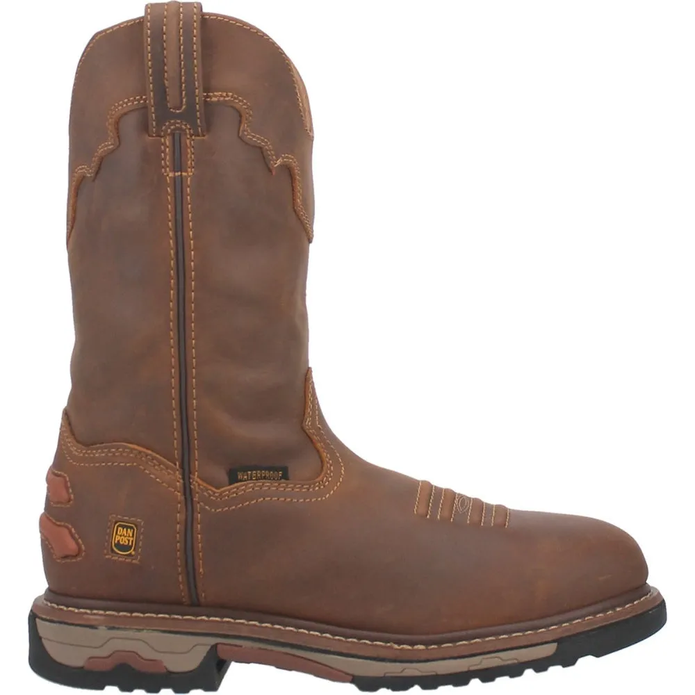 Dan Post Men's Journeyman Waterproof Leather Round Composite Toe Work Boot DP69512