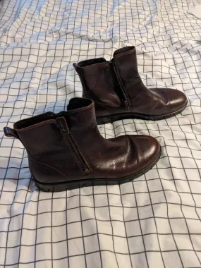 Ecco Leather Boots Women's 8-8.5