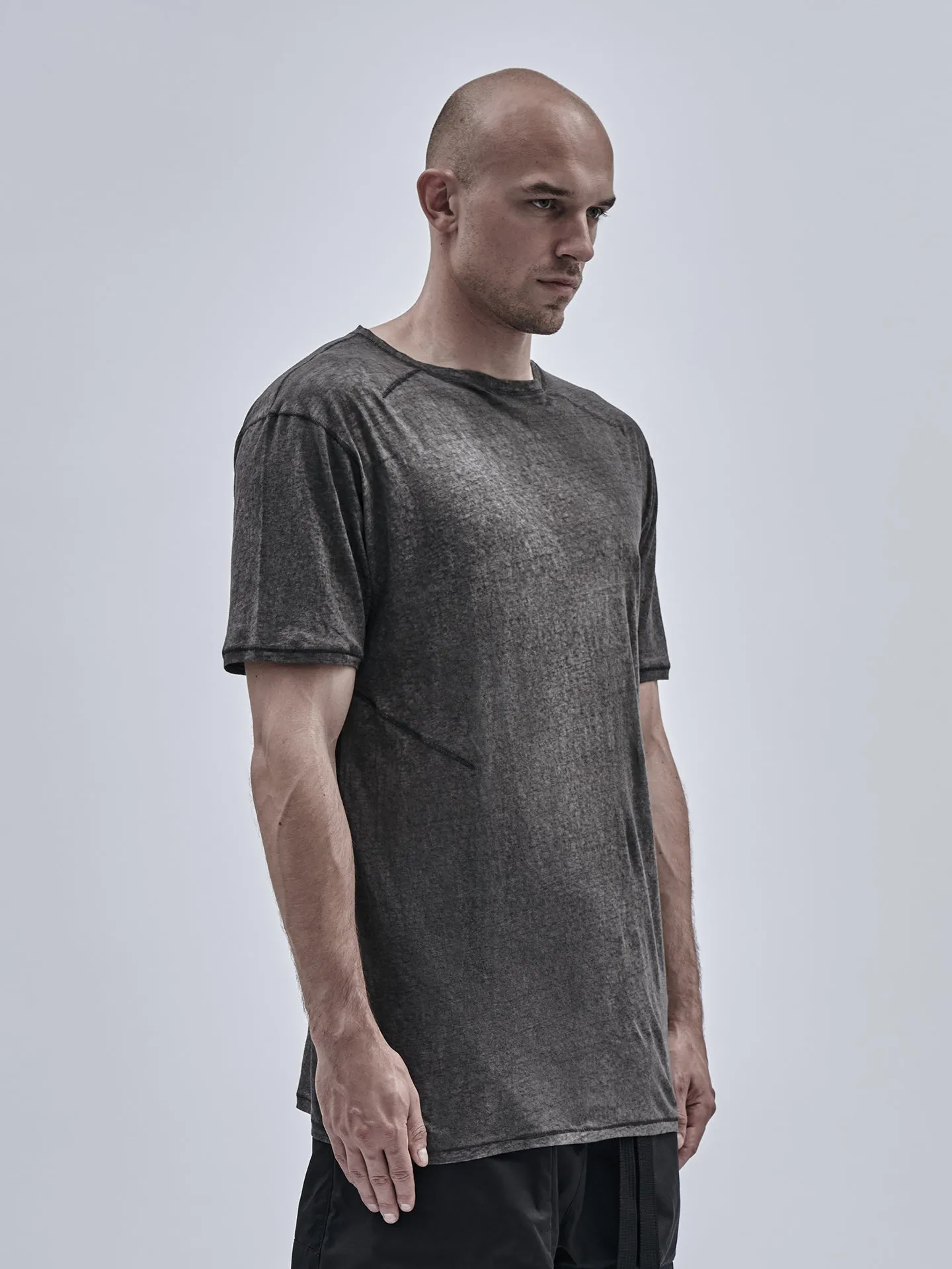 elosu tee cold dyed grey