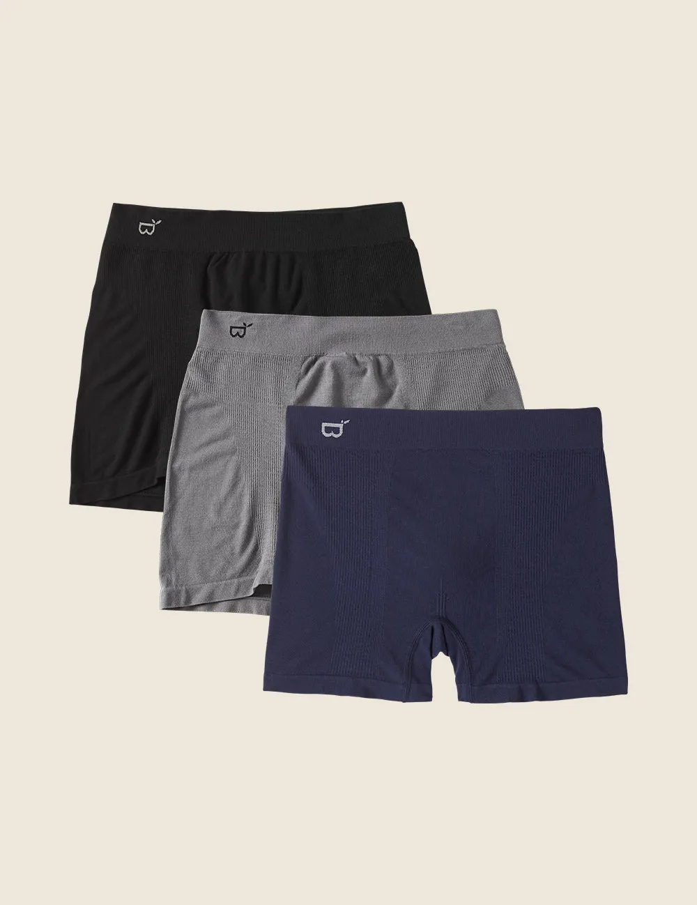 Giftbox - 3-Pack Men's Original Boxers - Black, Charcoal, Navy