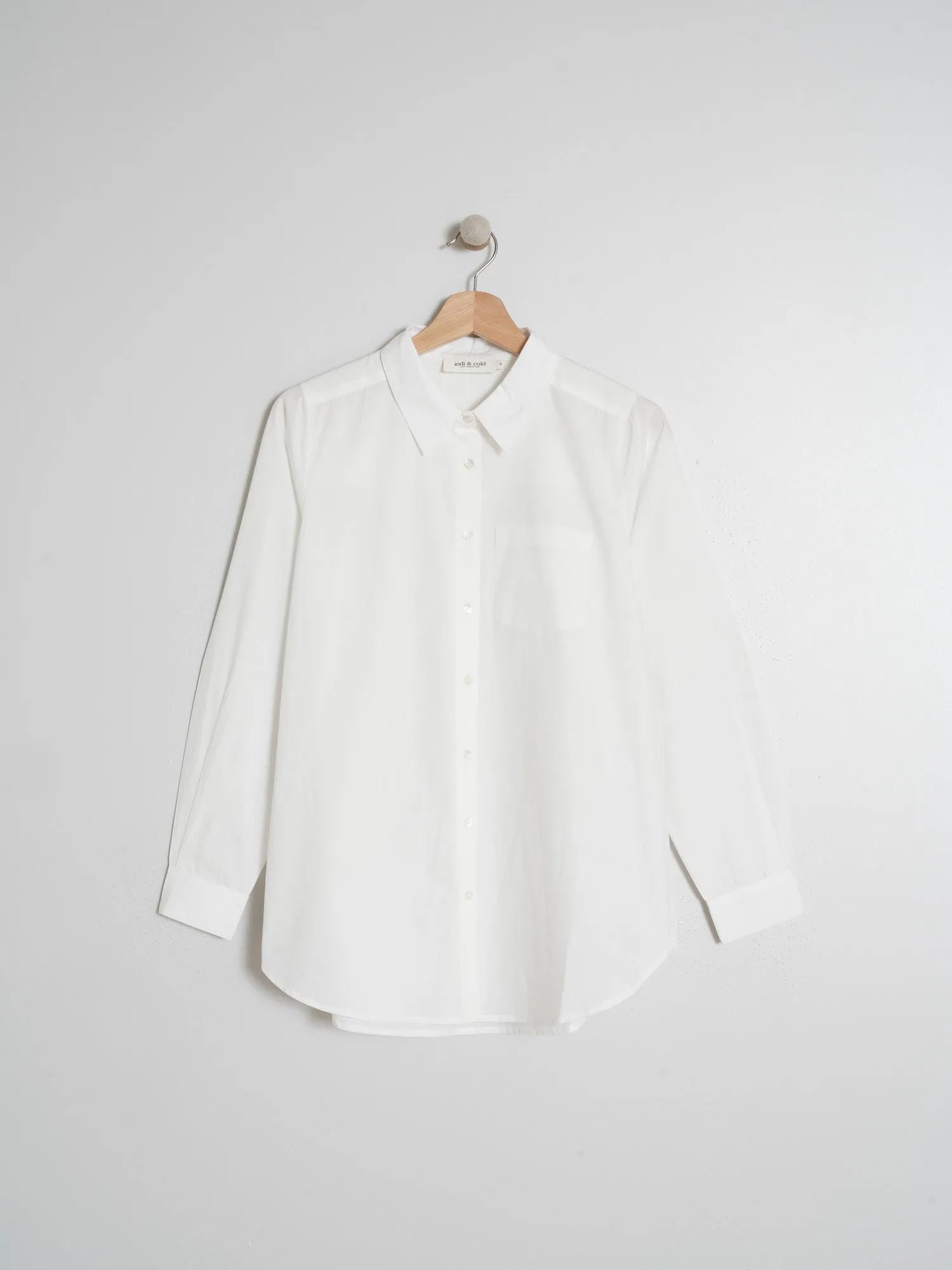 INDI & COLD Shirt Blanco Cotton