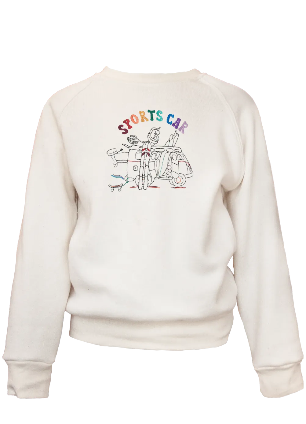 Kid's Sports Car Classic Crew Pullover