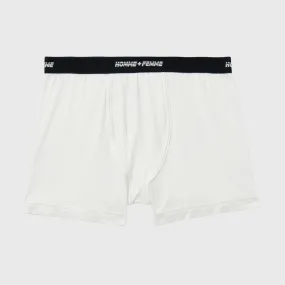 Logo Boxers 2 Pack White