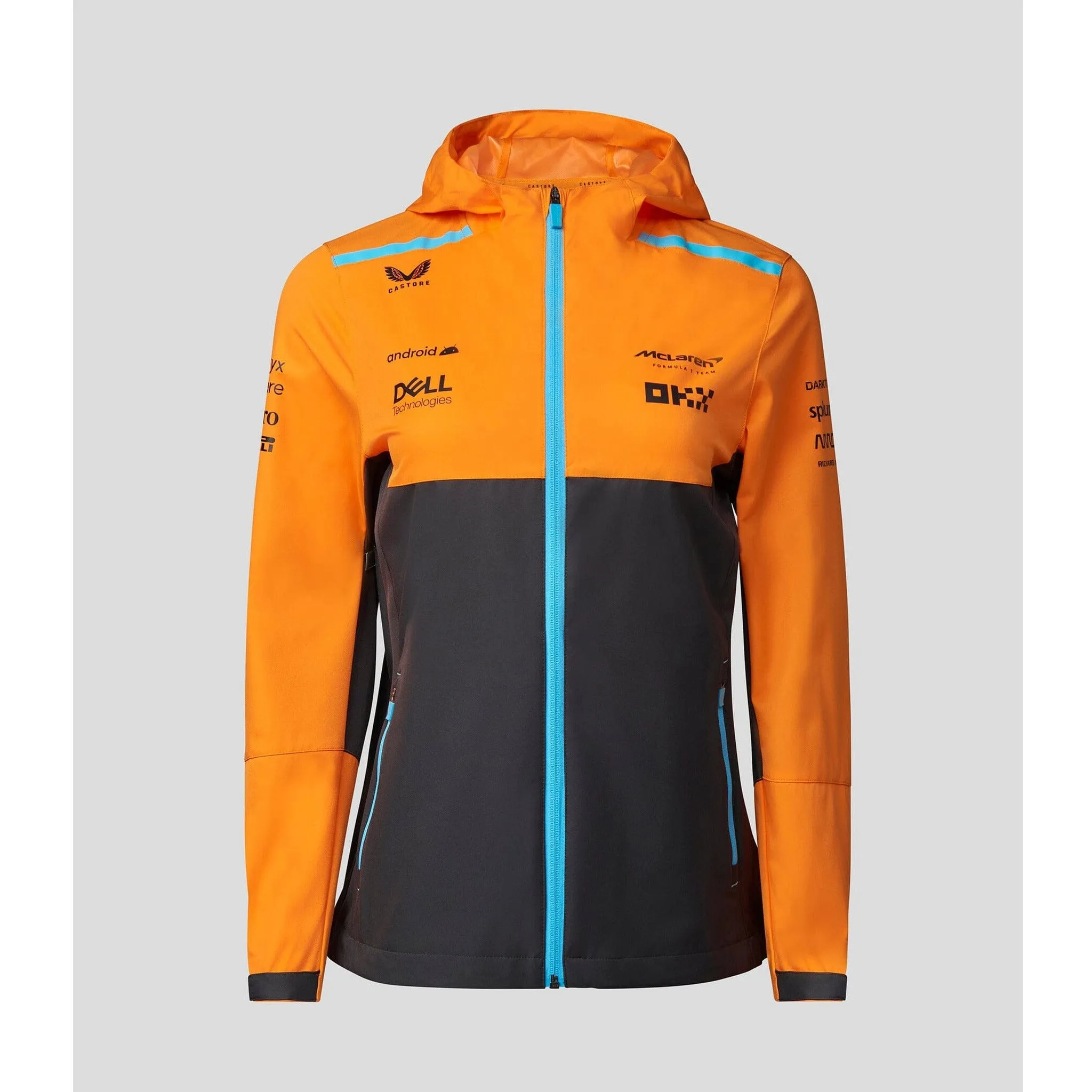 McLaren F1 Women's 2023 Team Water Resistant Jacket - Papaya