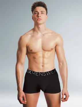 Mens Boxers: Defined Crotch - Black