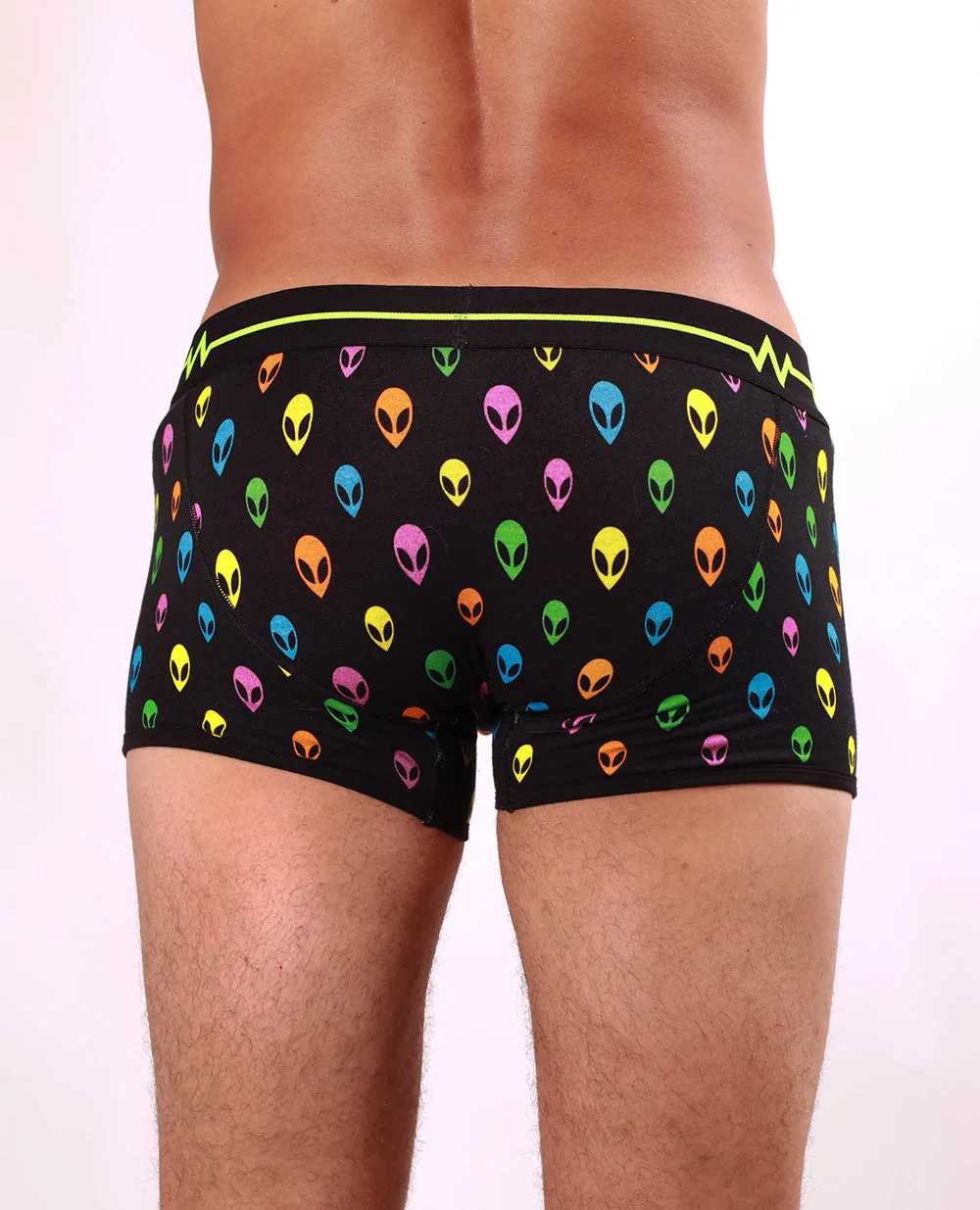 MENS BOXERS POLKA ALIEN