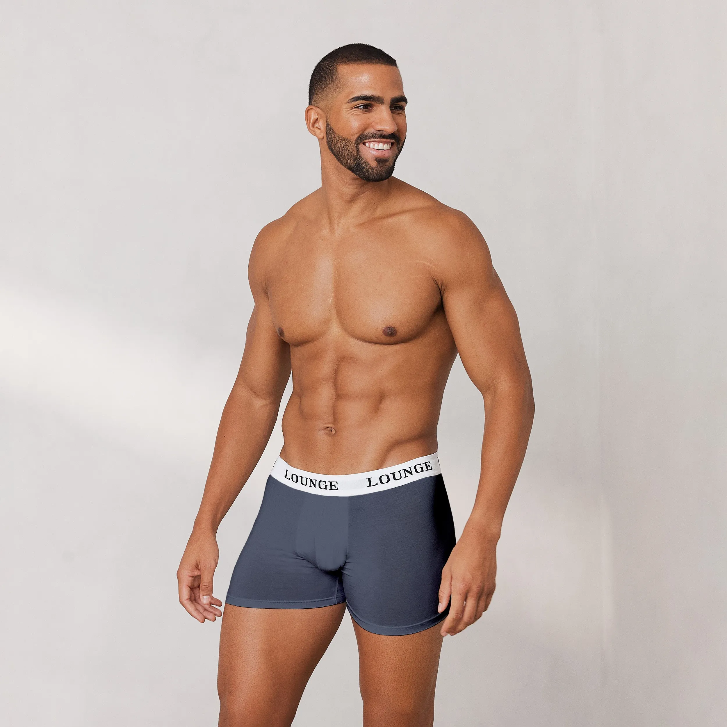 Men's Everyday Boxers (3 Pack) - Smoked Blue