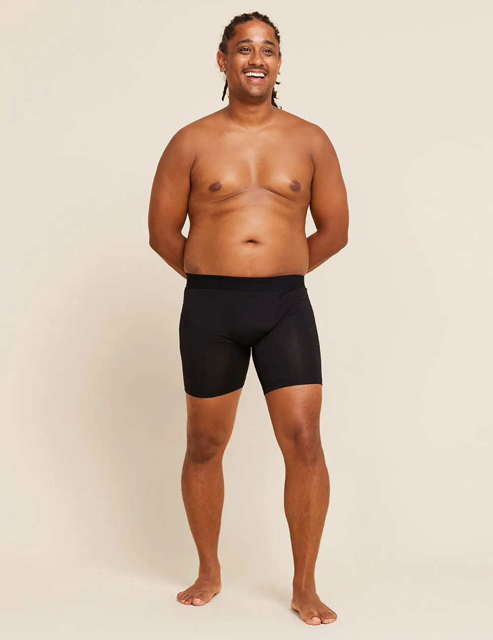 Men's Everyday Long Boxers - Black