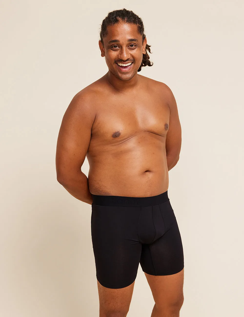 Men's Everyday Long Boxers - Black