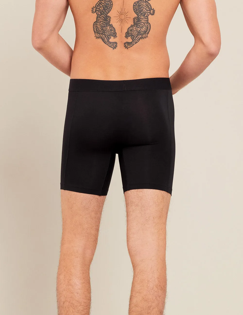 Men's Everyday Long Boxers - Black